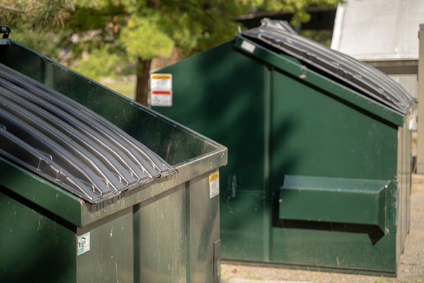 we offer various sizes of commercial dumpsters for rent to accommodate any waste disposal needs